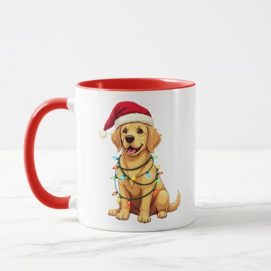 Cute Labrador Retriever Christmas Santa Pet Dog Lo Mok (Links)