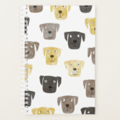 Cute Labrador Retriever Dog Art Planner (Voorkant)