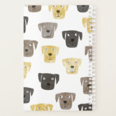 Cute Labrador Retriever Dog Art Planner (Achterkant)