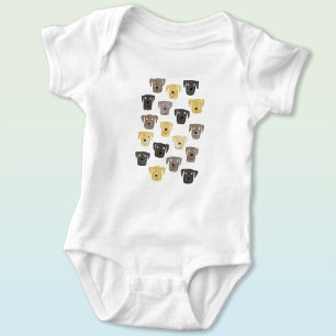 Cute Labrador Retriever Dog Romper