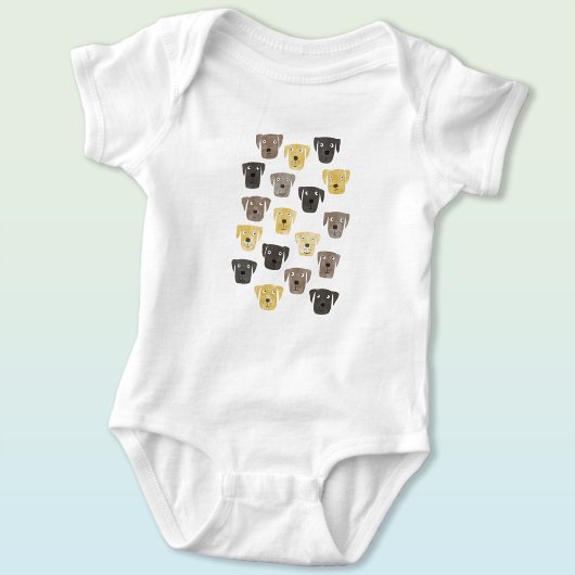 Cute Labrador Retriever Dog Romper