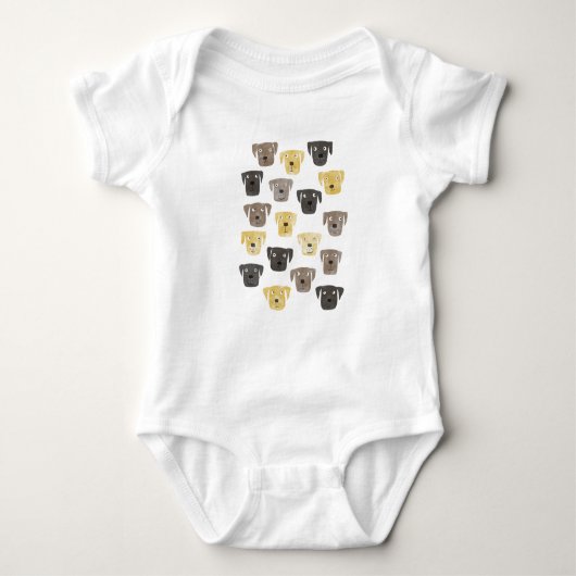 Cute Labrador Retriever Dog Romper (Voorkant)