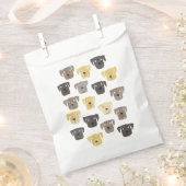 Cute Labrador Retriever Dog Waterverf Bedankzakje (Geknipt)