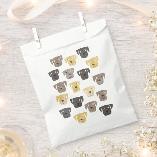 Cute Labrador Retriever Dog Waterverf Bedankzakje (Geknipt)