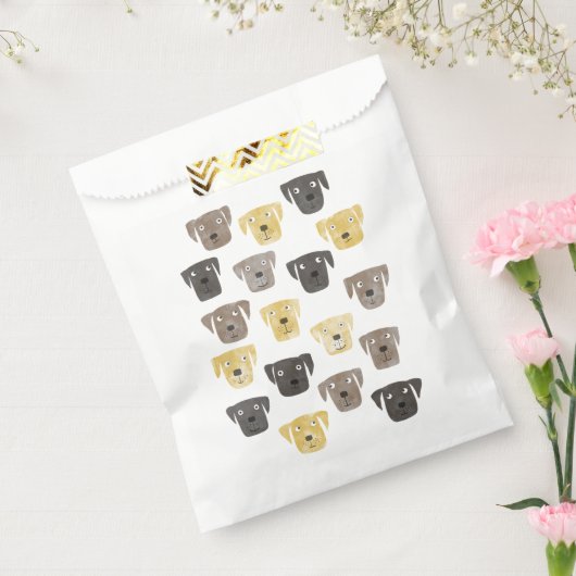 Cute Labrador Retriever Dog Waterverf Bedankzakje (Gezegeld)