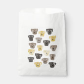 Cute Labrador Retriever Dog Waterverf Bedankzakje (Voorkant)