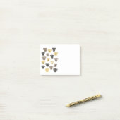 Cute Labrador Retriever Dog Waterverf Post-it® Notes (Op bureau)