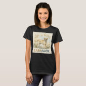 Cute Labrador Retriever Hond Liefhebber T-Shirt (Voorkant volledig)