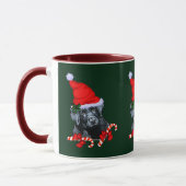 Cute Labrador Retriever kerstcadeaus Mok (Links)