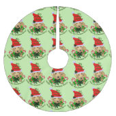 Cute Labrador Retriever Kerstmis Kerstboom Rok (Voorkant)