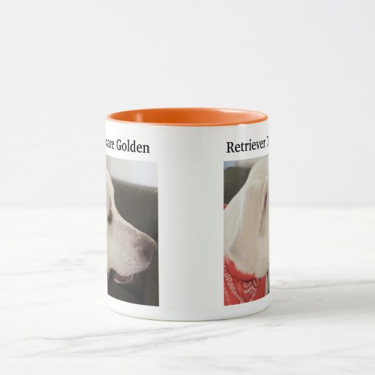 Cute Labrador Retriever Mix Dog Moederdag Mok (Midden)