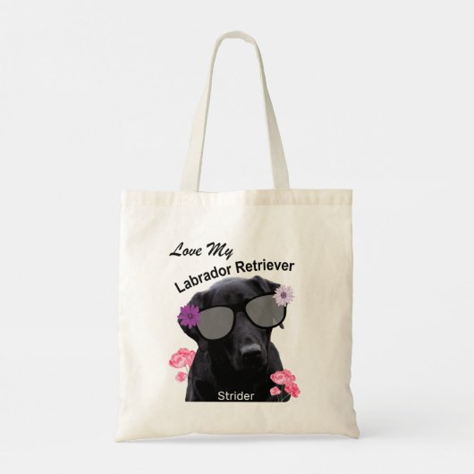 Cute Labrador Retriever Tote Bag (Achterkant)