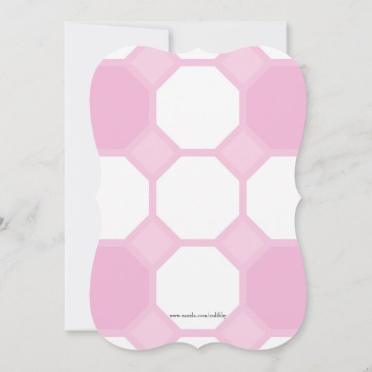 Cute Lace Bra lingerie bruidsjurk uitnodiging (Achterkant)