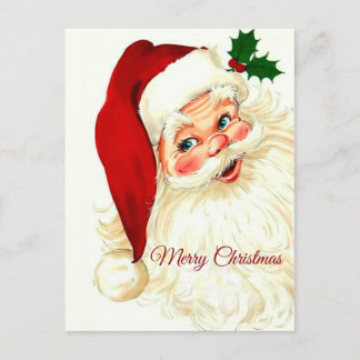 Cute lachende santa briefkaart