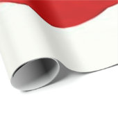 Cute lachende santa cadeaupapier (Rol Hoek)