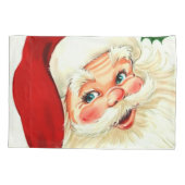 Cute lachende santa kussensloop (Achterkant)