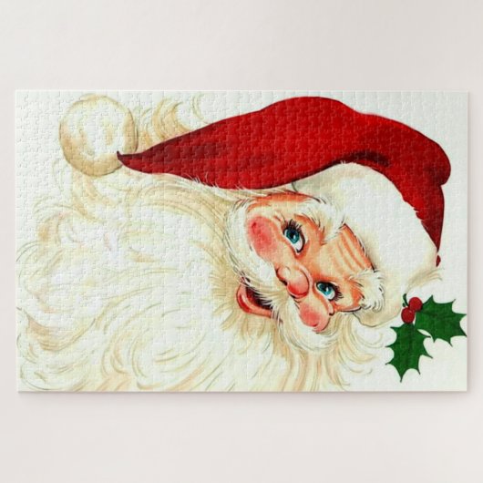 Cute lachende  santa legpuzzel (Horizontaal)