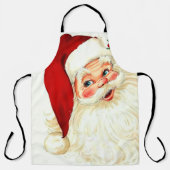 Cute lachende  santa schort (Voorkant)