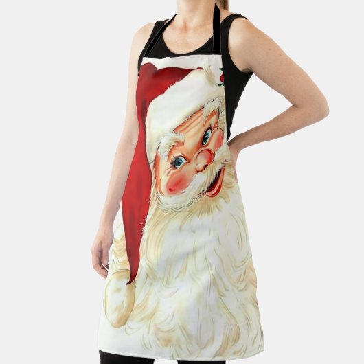 Cute lachende  santa schort (Insitu)