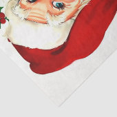 Cute lachende  santa tissuepapier (Detail)