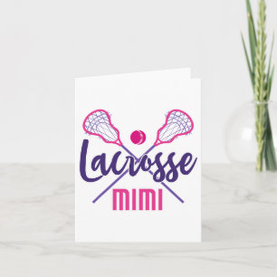 Cute Lacrosse Mimi Kaart
