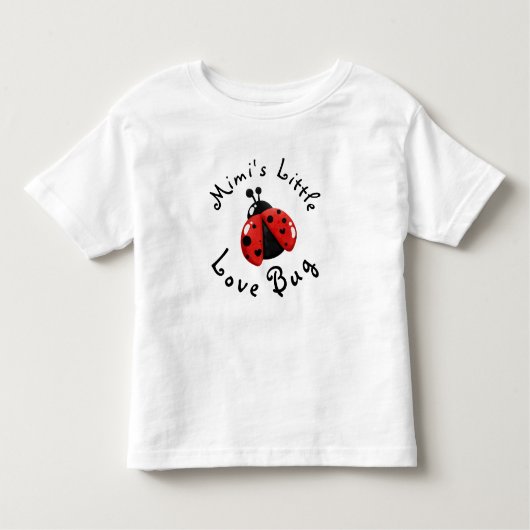 Cute Lady Bug Custom Mimi's Little Love Bug Kinder Shirts (Voorkant)