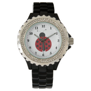 Cute lady bug horloge