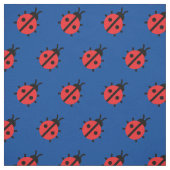 Cute Lady Bug Kind Baby Nursery Bug Insect Blue Stof (Swatch)