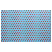 Cute Lady Bug Kind Baby Nursery Bug Insect Blue Stof (Yard (91,4 cm))