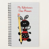 Cute Lady Bug-leraar Daily Planner (Voorkant)