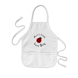 Cute Lady Bug, speciaal gepersonaliseerd Mimi's Li Kinder Schort