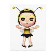 Cute Lady Bumblebee Fairy Doll 2