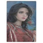 Cute Lady-klembord Klembord (Achterkant)