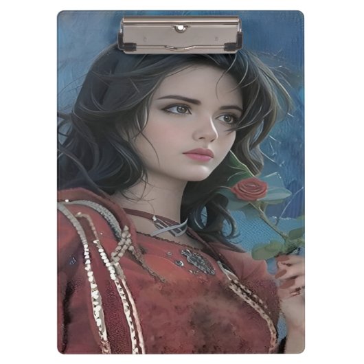 Cute Lady-klembord Klembord (Voorkant)