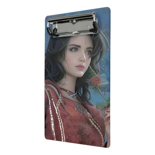 Cute Lady Mini-klembord Mini Klembord (Angled2)