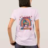 Cute lady skating T-Shirt (Achterkant)