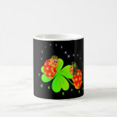 Cute Ladybird Shamrock Coffee Mok (Center)