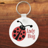 Cute Ladybug Animal Print Sleutelhanger (Voorkant)