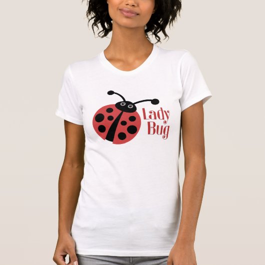 Cute Ladybug Animal Print T-shirt (Voorkant)