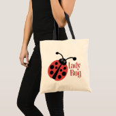 Cute Ladybug Animal Print Tote Bag (Voorkant (product))