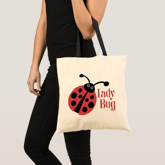 Cute Ladybug Animal Print Tote Bag (Voorkant (product))