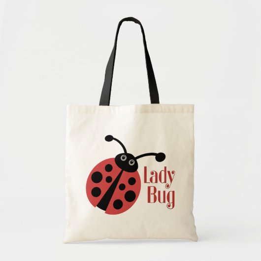 Cute Ladybug Animal Print Tote Bag (Voorkant)