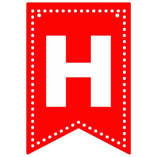 Cute Ladybug Birthday Bunting Flags/Banner Vlaggetjes (Tweede vlag)