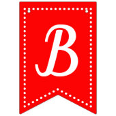 Cute Ladybug Birthday Bunting Flags/Banner Vlaggetjes (Tweede vlag)