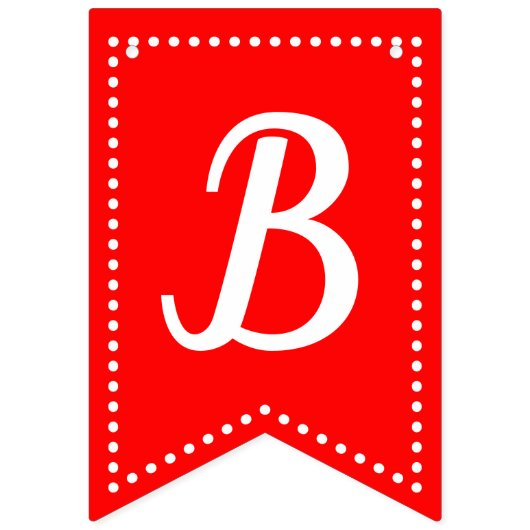 Cute Ladybug Birthday Bunting Flags/Banner Vlaggetjes (Tweede vlag)