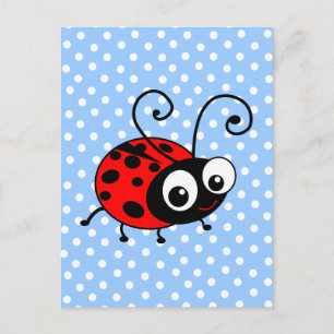 Cute Ladybug Briefkaart