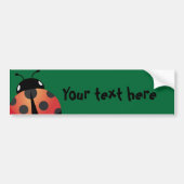 Cute Ladybug Bumpersticker (Voorkant)