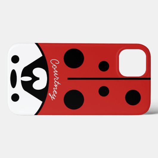 Cute Ladybug Case-Mate iPhone Case (Achterkant (horizontaal))