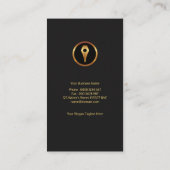 Cute Ladybug Colorful Flowers Children Author Visitekaartje (Achterkant)