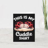 Cute Ladybug Couple This Is My Cuddle  Kaart (Voorkant)